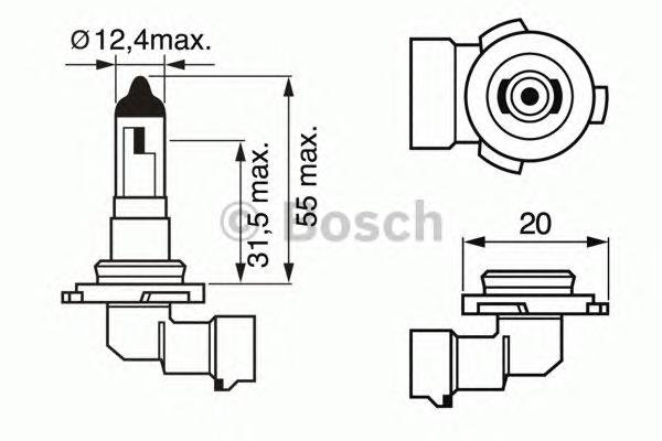 Лампа накаливания BOSCH