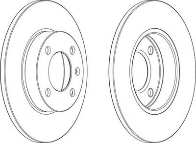 Тормозной диск FERODO DDF042