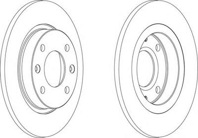 Тормозной диск FERODO DDF059
