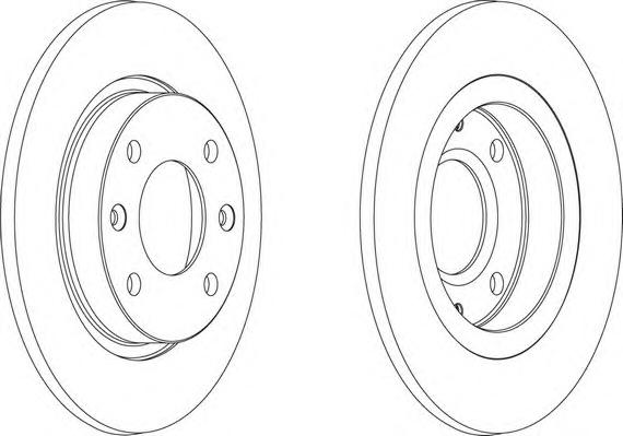 Тормозной диск FERODO