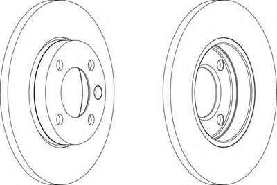 Тормозной диск FERODO DDF103
