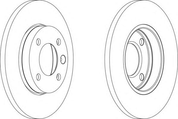 Тормозной диск FERODO