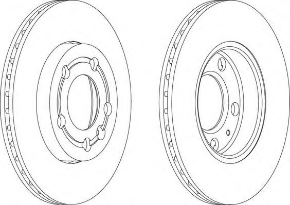 Тормозной диск FERODO