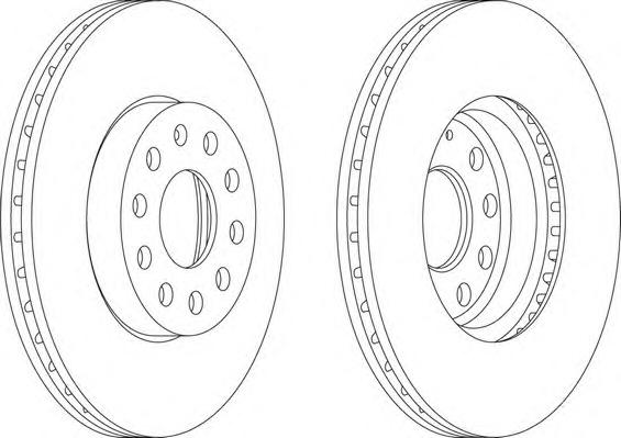 Тормозной диск FERODO