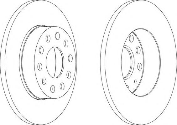 Тормозной диск FERODO
