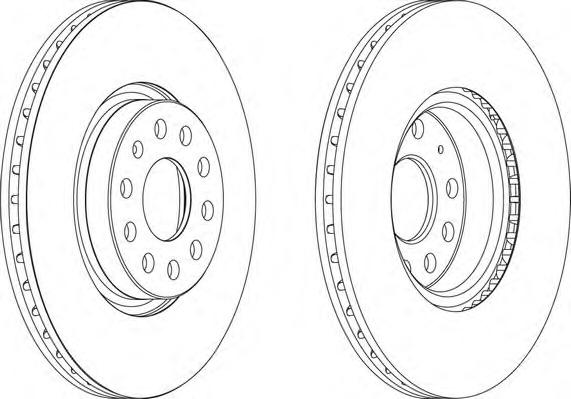 Тормозной диск FERODO