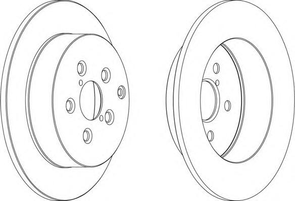 Тормозной диск FERODO