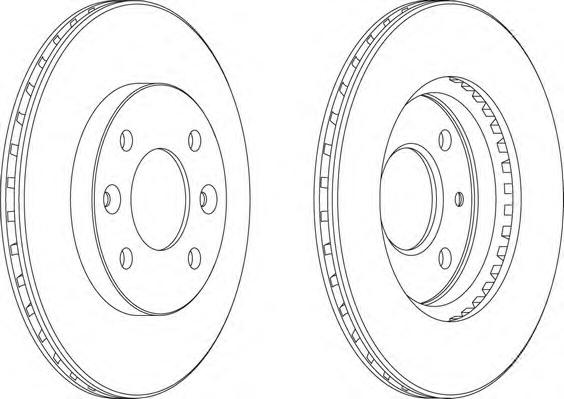 Тормозной диск FERODO