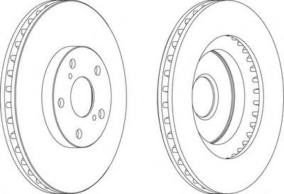 Тормозной диск FERODO DDF1646