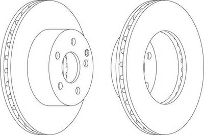 Тормозной диск FERODO DDF1668