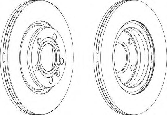 Тормозной диск FERODO