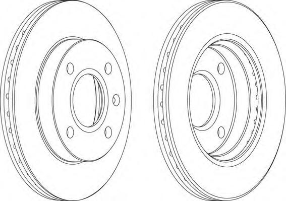 Тормозной диск FERODO