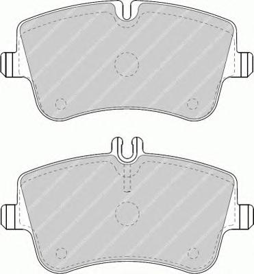 Комплект тормозных колодок, дисковый тормоз FERODO