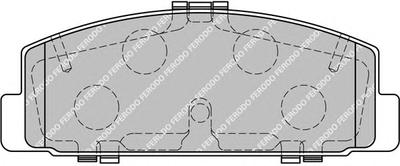 Комплект тормозных колодок, дисковый тормоз FERODO FDB1721