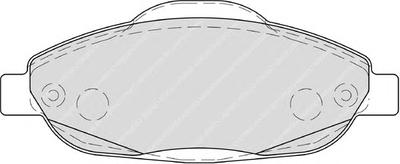 Комплект тормозных колодок, дисковый тормоз FERODO FDB4003