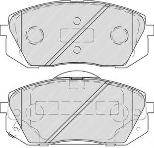 Комплект тормозных колодок, дисковый тормоз FERODO FDB4194