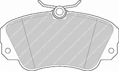 Комплект тормозных колодок, дисковый тормоз FERODO FDB686