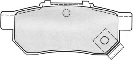 Комплект тормозных колодок, дисковый тормоз FERODO
