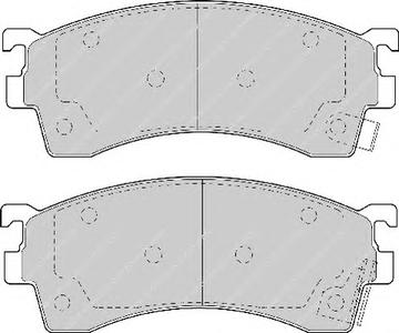 Комплект тормозных колодок, дисковый тормоз FERODO FDB950