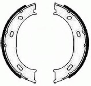 Комплект тормозных колодок, стояночная тормозная система FERODO