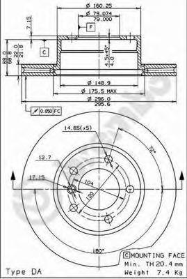 Тормозной диск BREMBO
