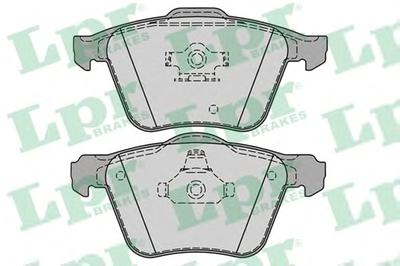 Комплект тормозных колодок, дисковый тормоз LPR 05P1237