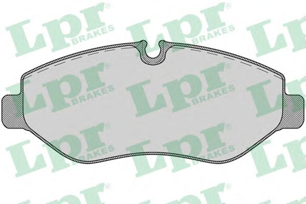 Комплект тормозных колодок, дисковый тормоз LPR