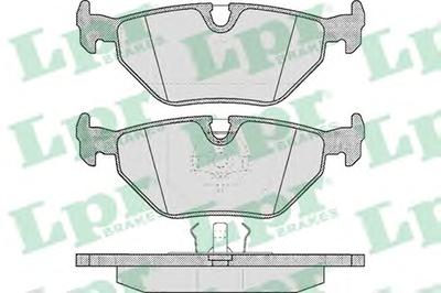 Комплект тормозных колодок, дисковый тормоз LPR 05P297