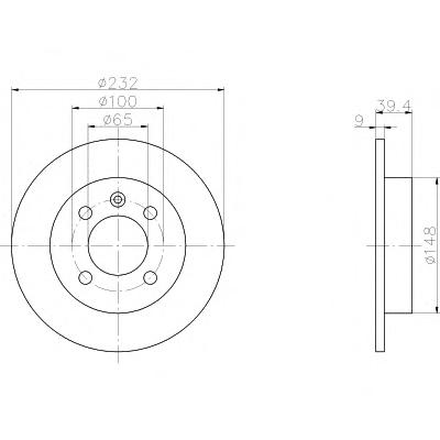 Тормозной диск TEXTAR