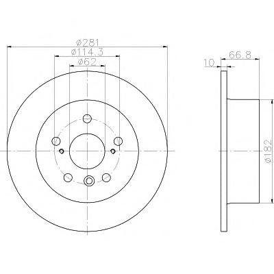 Тормозной диск TEXTAR