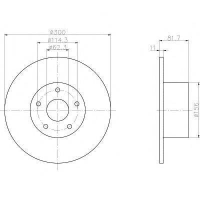 Тормозной диск TEXTAR