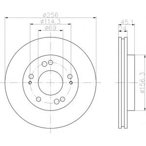 Тормозной диск TEXTAR 92063000
