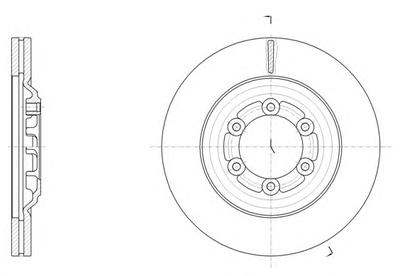 Тормозной диск REMSA 6151010