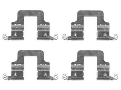 Комплектующие, колодки дискового тормоза HELLA PAGID 8DZ355204851