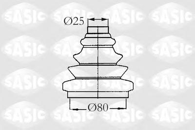 Пыльник ШРУСа SASIC 2933013
