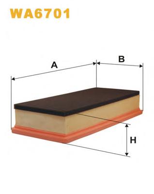 Воздушный фильтр WIX FILTERS
