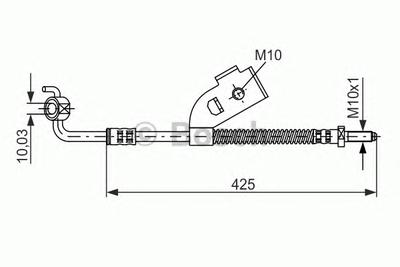 Тормозной шланг BOSCH 1987476568