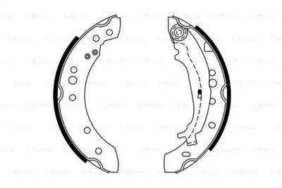 Комплект тормозных колодок BOSCH 0 986 487 746