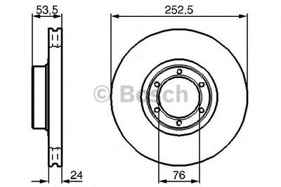 Тормозной диск BOSCH 0 986 478 113