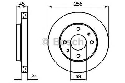 Тормозной диск BOSCH 0 986 478 531