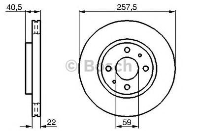 Тормозной диск BOSCH 0 986 478 639