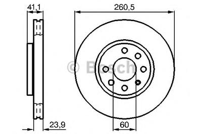 Тормозной диск BOSCH 0 986 478 730