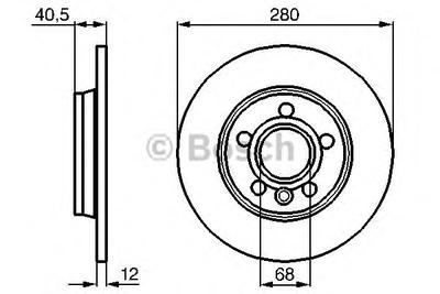 Тормозной диск BOSCH 0 986 478 871