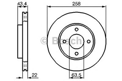 Тормозной диск BOSCH 0 986 478 892