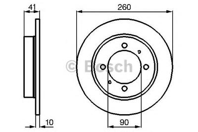 Тормозной диск BOSCH 0 986 478 898