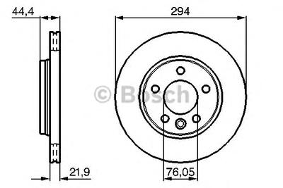 Тормозной диск BOSCH 0 986 479 097