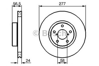 Тормозной диск BOSCH 0 986 479 147