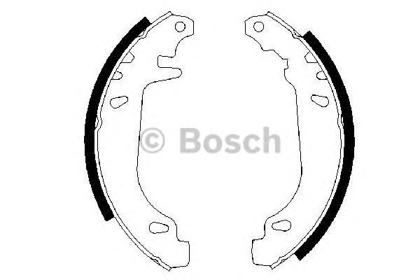 Комплект тормозных колодок BOSCH