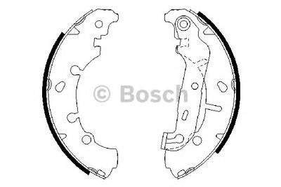 Комплект тормозных колодок BOSCH 0 986 487 599