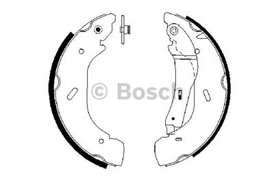 Комплект тормозных колодок BOSCH 0 986 487 612
